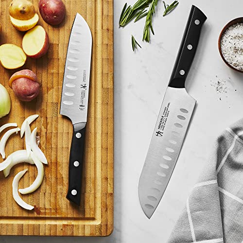 Henckels Dynamic Razor-Sharp 2-Pc Knife Set, Santoku Knife 5.5 Inch, Santoku Knife 7 Inch, German Engineered Informed By 100+ Years Of Mastery #TOP2