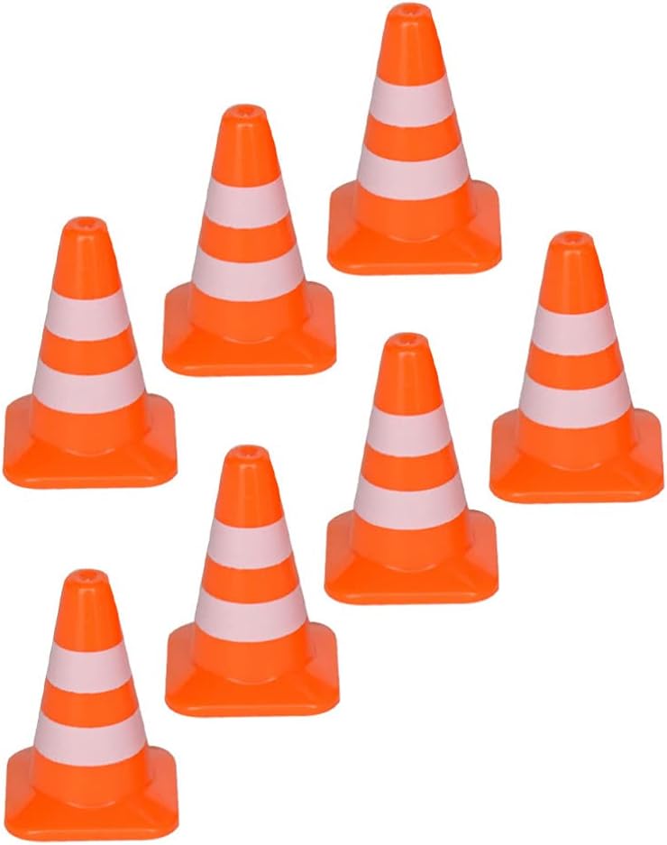 Cones Road Cone Signs Toys Kids Diy Mini Traffic Roadblock Kids Educational Traffic Construction