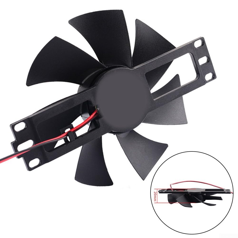 Ventilateur de refroidissement pour cuisinière à induction, 18 V, remplacement pour plaque à induction, design en plastique à 7 lames, refroidissement efficace CC 18 V pour appareils de cuisine