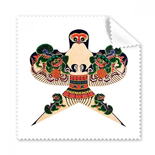 Chiffonnette cerf-volant chinois en tissu de nettoyage pour lunettes et smartphones