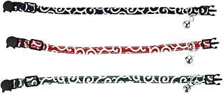 iplusmile Conjunto De Colares Para Animais De Estimação 3 Peças Colares Geométricos Para Gatinhos Colares De Natal Para Gatinhos Colares De Natal Para Cachorros Colares Para Cachorros