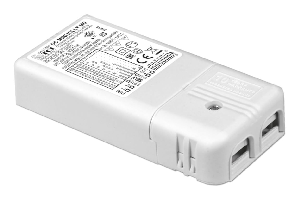 TCI-127556 Mini JolLy MD 20 W Dimmable Alimentations LED DIP 250-900 mA 15-48 V, IGBT - TRIAC, IP20