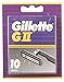 Gillette GII cuchillas, 10 unidades