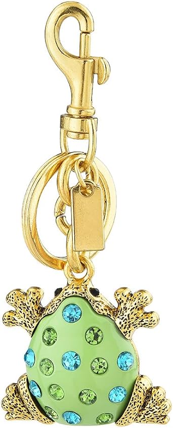 Creative Beautiful Frog Design Cute Sparkling Keychain Funny Key Chain Keyring Bag Wallet Accessories for Women