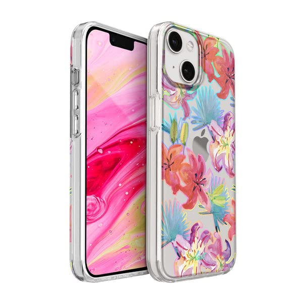 Coque iPhone 14 Plus LAUT Crystal Palette Tropical design unique