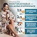Premium Nuru Massage Gel Powder (Pack of 10) | 5g Travel Sachet Makes 500ml/ 16.9 fl oz | Made in Japan | Paraben & Glycerine Free