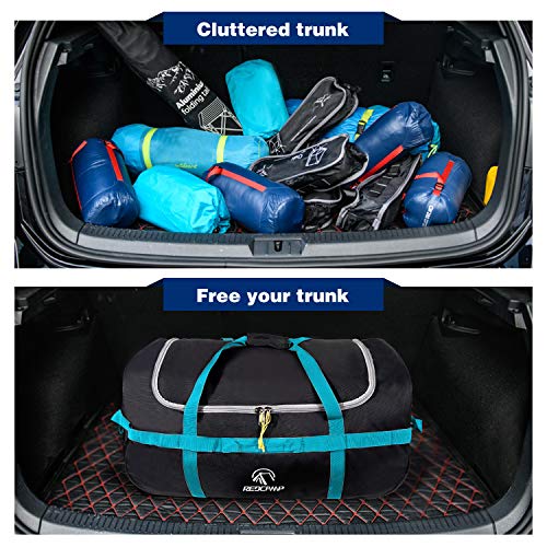 REDCAMP 85L Foldable Duffle Bag with Wheels 26