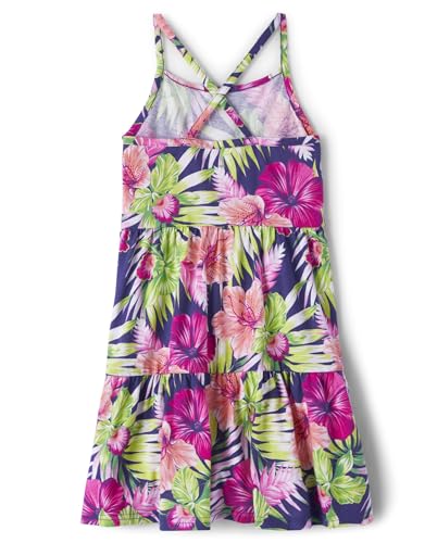 Image of The Children's Place Girls Sleeveless Strappy Back Summer DressesCasual Dress