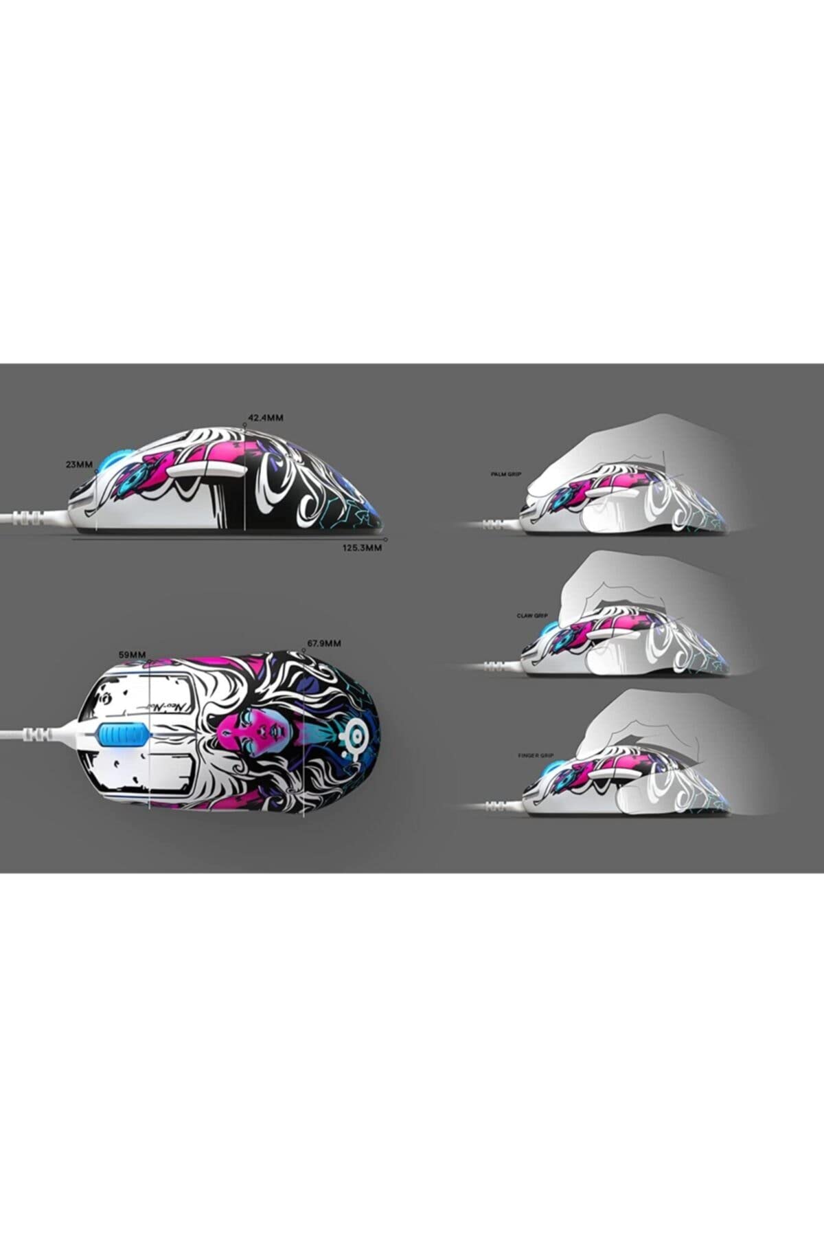 SteelSeries Prime Neo Noir - FPS mouse per giochi - Sensore ottico TrueMove Pro da 18.000 CPI - 5 pulsanti programmabili - Switch magneto-ottici - Brillante illuminazione Prism RGB