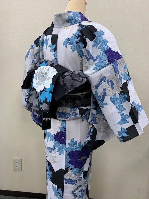 Amazon.co.jp: 1点のみ超アンティークデザイン 大人ゆかた『撫松庵 