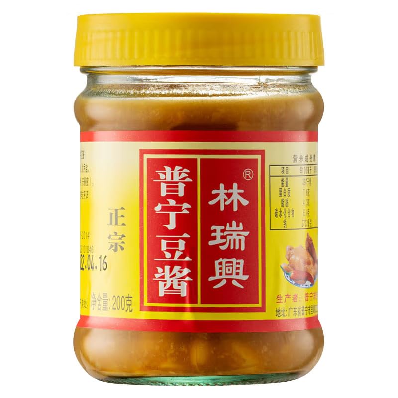 林瑞兴 普宁豆酱 Broad bean paste Chinese specialty seasoning Chinese sauce 200g/ bottle (7.05 oz)