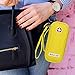 EpiPen Medical Carrying Case Insulated, Travel Medication Organizer Bag Emergency Medical Pouch, Fits 2 EpiPens, Asthma Inhaler, Anti-Histamine, Auvi-Q, Allergy Medicine Essentials, Bright Yellow