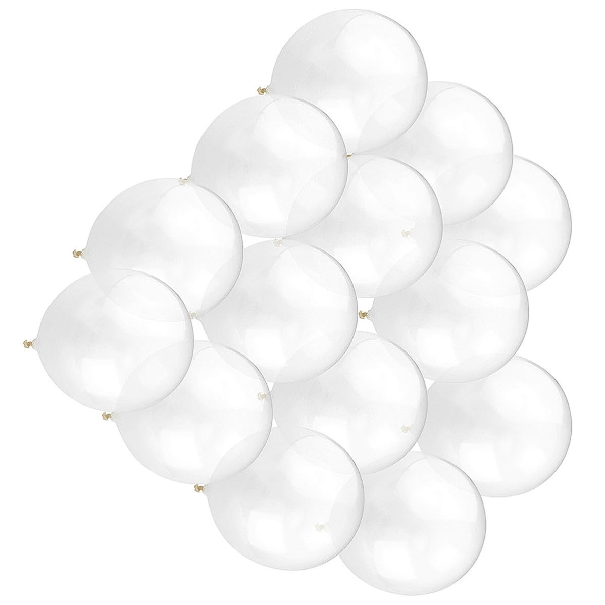 CHILDWEET 25 Piezas Globos de Látex Engrosados de 12 Pulgadas Color Blanco para Fiestas y Celebraciones, Rellenable Helio, Material Elástico y Resistente
