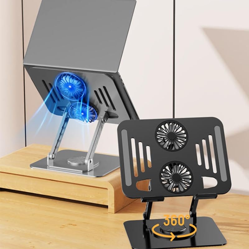 Aluminum Alloy Desktop Flat Panel Laptop Computer Cooling Fan