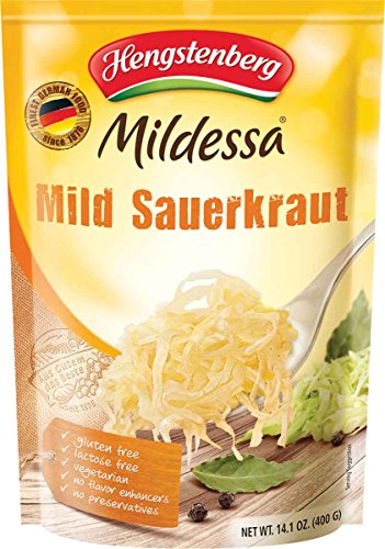 Hengstenberg Mildessa Mild Sauerkraut, 14.1 Ounce (Pack of 6)