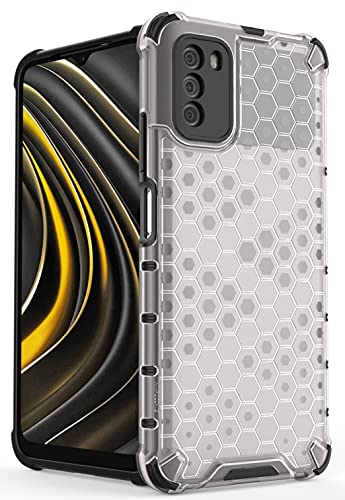 Image of Glasgow Back Case Cover Designed for Poco M3 - Transparent