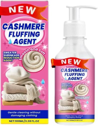 Fluffing Agent – Wool Sweater Shrinkage Repair & Restoration Solution, Fiber Softening & Shape Care for Sweaters, Scarves & Wool Garments, 100ml