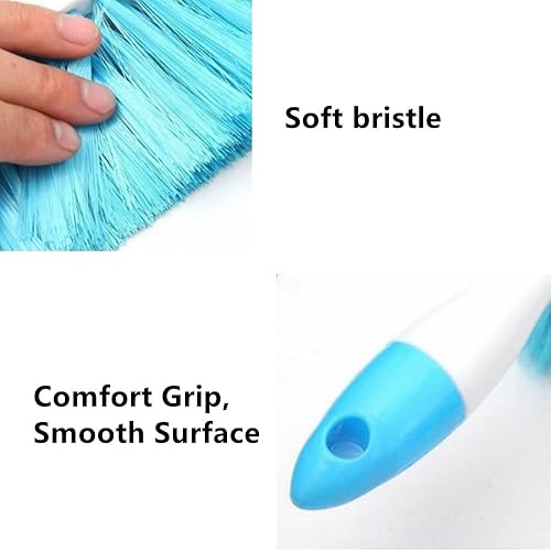 Miniatura 4 de Sábanas de cerdas suaves con cepillo de limpieza de barrido con mano larga, desplumador para quitar el pelo de desechos, escritorio, edredón,
