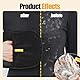 2 Stück Pet Hair Remover Glove Katzen Handschuhe Fellpflege, Katzenhandschuh, Static Removal Gloves, Wiederverwendbares, Doppelseitiges Design zum Haarentfernung für Schönheit und Massage