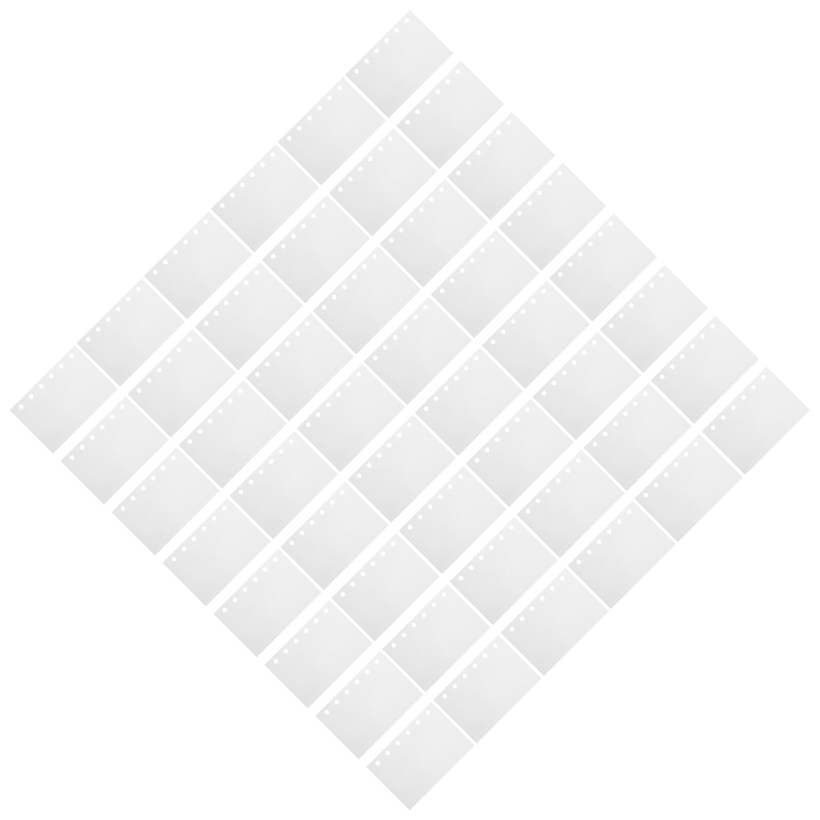 Healvian A7 Double-Sided Removable Sticker Release Paper Refill 3 Packs of 60 Sheets for 6-Ring Sticker Binder Blank Collecting Album Inserts for Craft Organizers