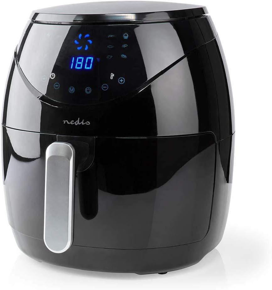 Friggitrice ad aria calda - 6.5 l - Timer: 60 min - Digitale - Nero Friggitrice ad aria calda - 6.5 l - Timer: 60 min - Digitale - Nero