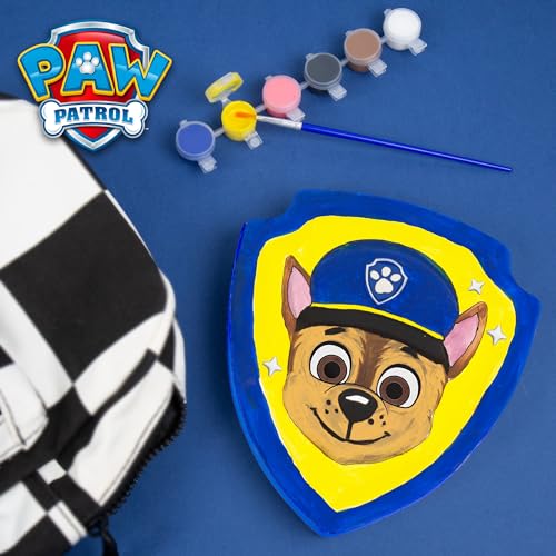 Image of Horizon Group USA Paint Your Own Ceramic Stepping Stone Kit, Arts and Crafts for Kids, Toddlers, and Adults, Paw Patrol