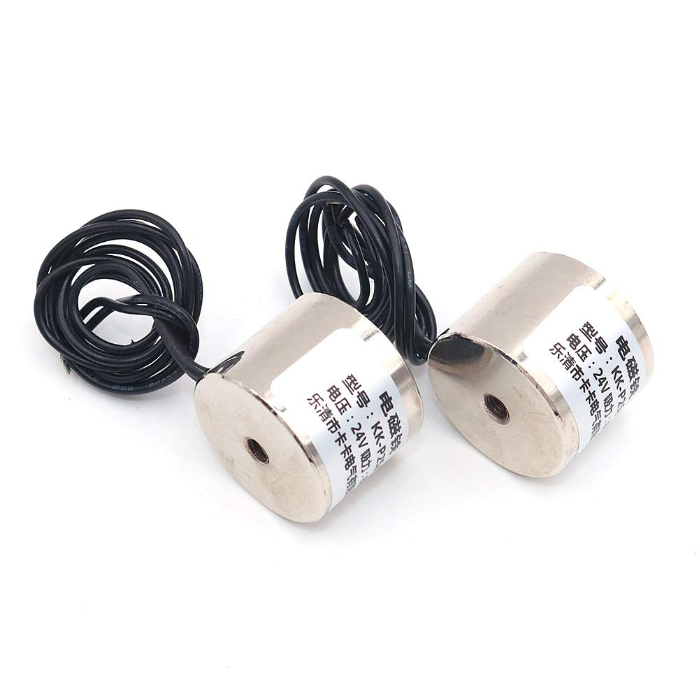 Uxney DC 24 V 25 N 5,5 LB/2,5 kg Saug-Haltesauger Runder Elektromagnet Hubzylinder 20 x 15 mm Uxney DC 24 V 25 N 5,5 LB/2,5 kg Saug-Haltesauger Runder Elektromagnet Hubzylinder 20 x 15 mm