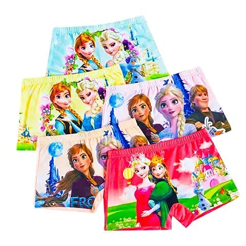 Fashiol Kids Girls Bloomer Soft Cotton Assorted Cartoon Print & Color (2-6 Year) Pack of 3