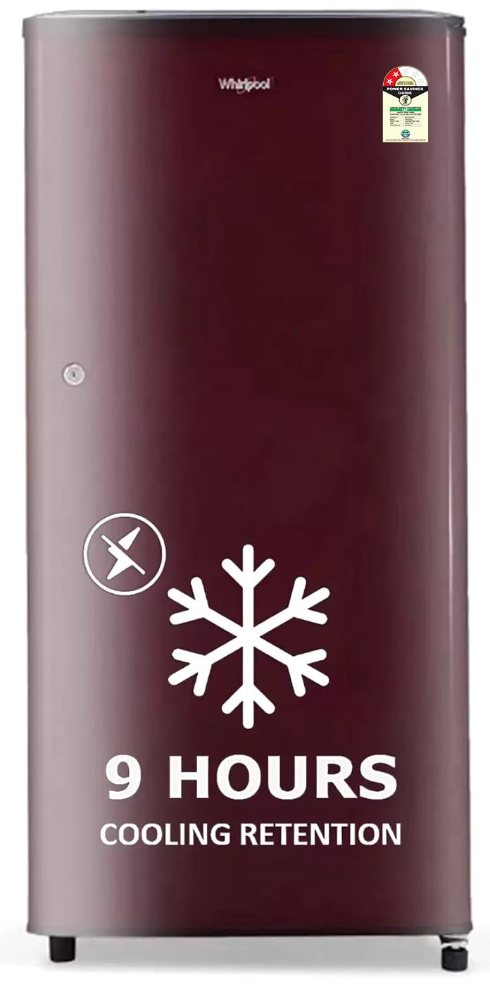 184 L 2 Star Direct-Cool Single Door Refrigerator (205 WDE CLS 2S SHERRY WINE-Z, Red)