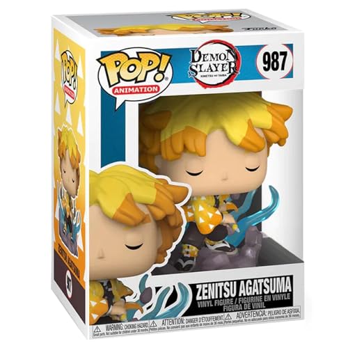 Funko Pop! Animation: Demon Slayer - Zenitsu Agatsuma Transforming - Guardianes de la Noche - Figura de Vinilo Coleccionable - Idea de Regalo - Mercancia Oficial - Juguetes para Niños y Adultos