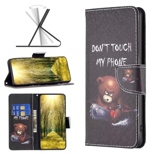 PONRFEKT Funda para Huawei P30 con Correa Muñeca,Piel sintética,Funda Tipo Cartera,protección magnética a Prueba de Golpes,Carcasa Pintada con Función Atril,XX