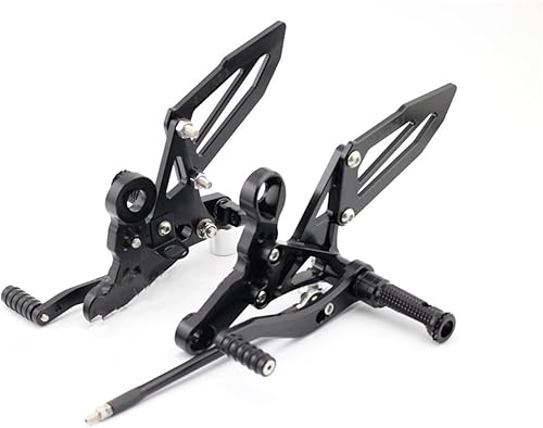 HSPORT Foot Pegs Pedals Motorcycle Footrests for Yamaha for MT-09 for FZ-09 for FJ-09 for MT09 for Tracer 900GT for XSR 900 2014-2020 Rearsets Front