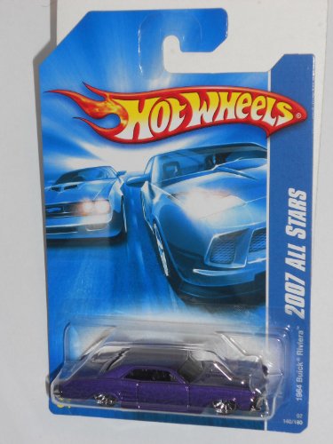 Hot Wheels 2007 All Stars 1964 Buick Riviera Purple 10 Spoke Wheels #140