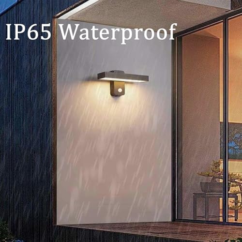 Lampe murale extérieure avec détecteur pour sécuriser l'entrée de maison