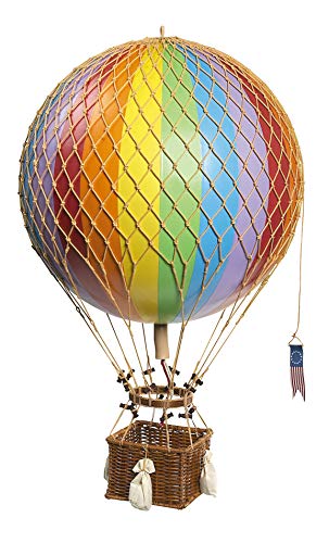 Authentic Models Royal Aero Hot Air Balloon in Rainbow