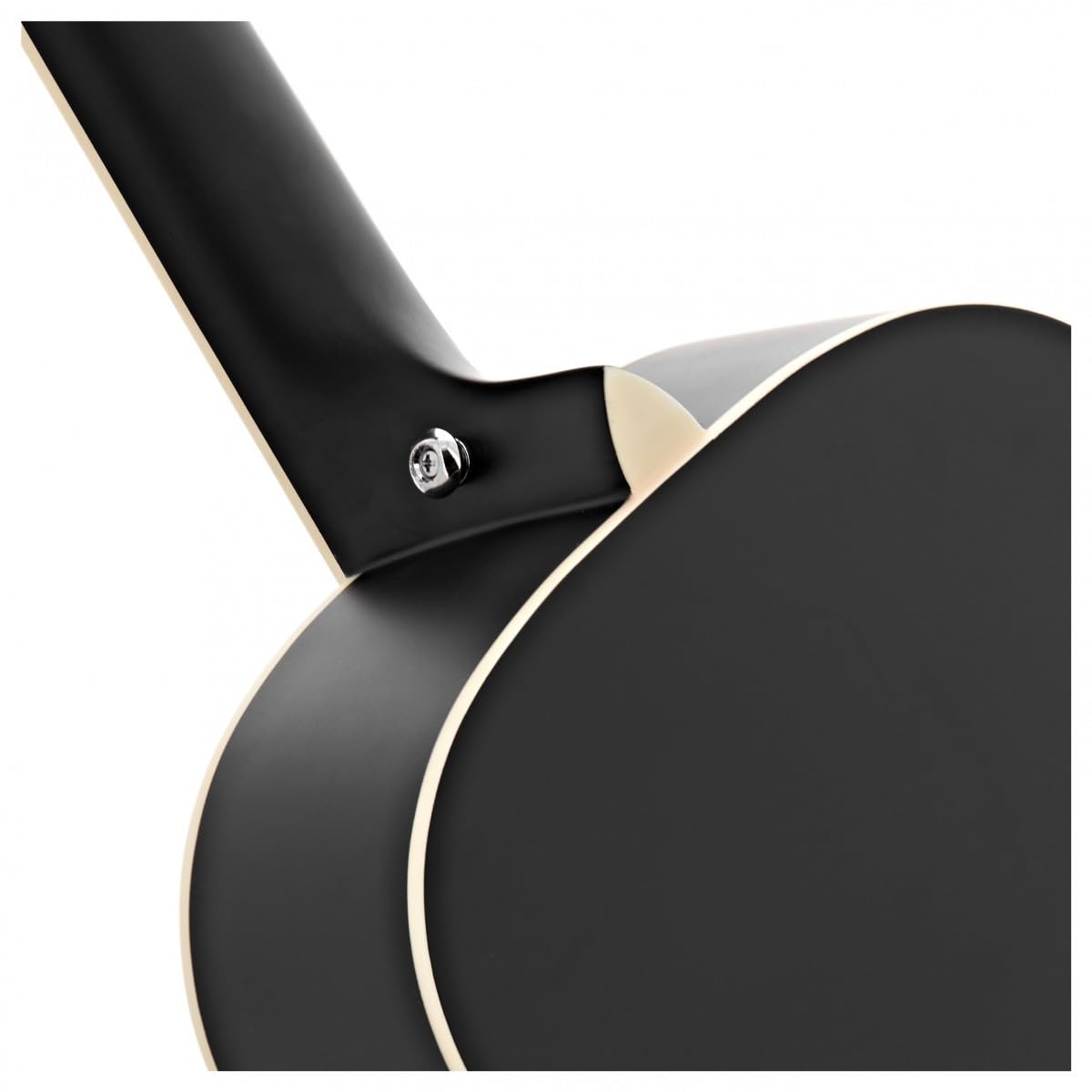 Chitarra acustica Parlour e pacchetto di accessori di Gear4music, nero | Corpo Compatto Ideale per Viaggiare, Tiglio per Toni Chiari ed Equilibrati, Borsa Corde Accordatore e Capotasto, Nero