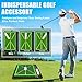 JIUYIBC Golf Mat Pro Premium Swing Training Mat for Analyzing Swing Path and Ball Impact, Replaceable Golf Practice Mats for Indoor Outdoor Hitting Training, Gifts for Men