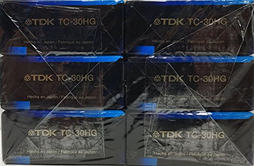 Cassette VHS-C TDK 30 Min pour remplacer vos bandes usées