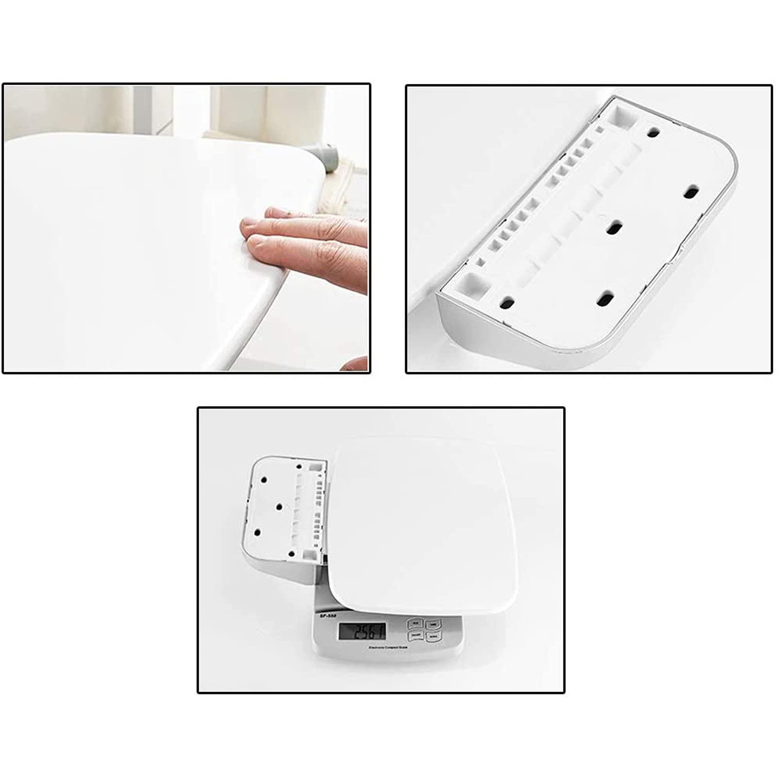 Silla Antideslizante Taburete Plegable de Pared Asiento Plegable Deo Inoxidable para Bañera Ducha
