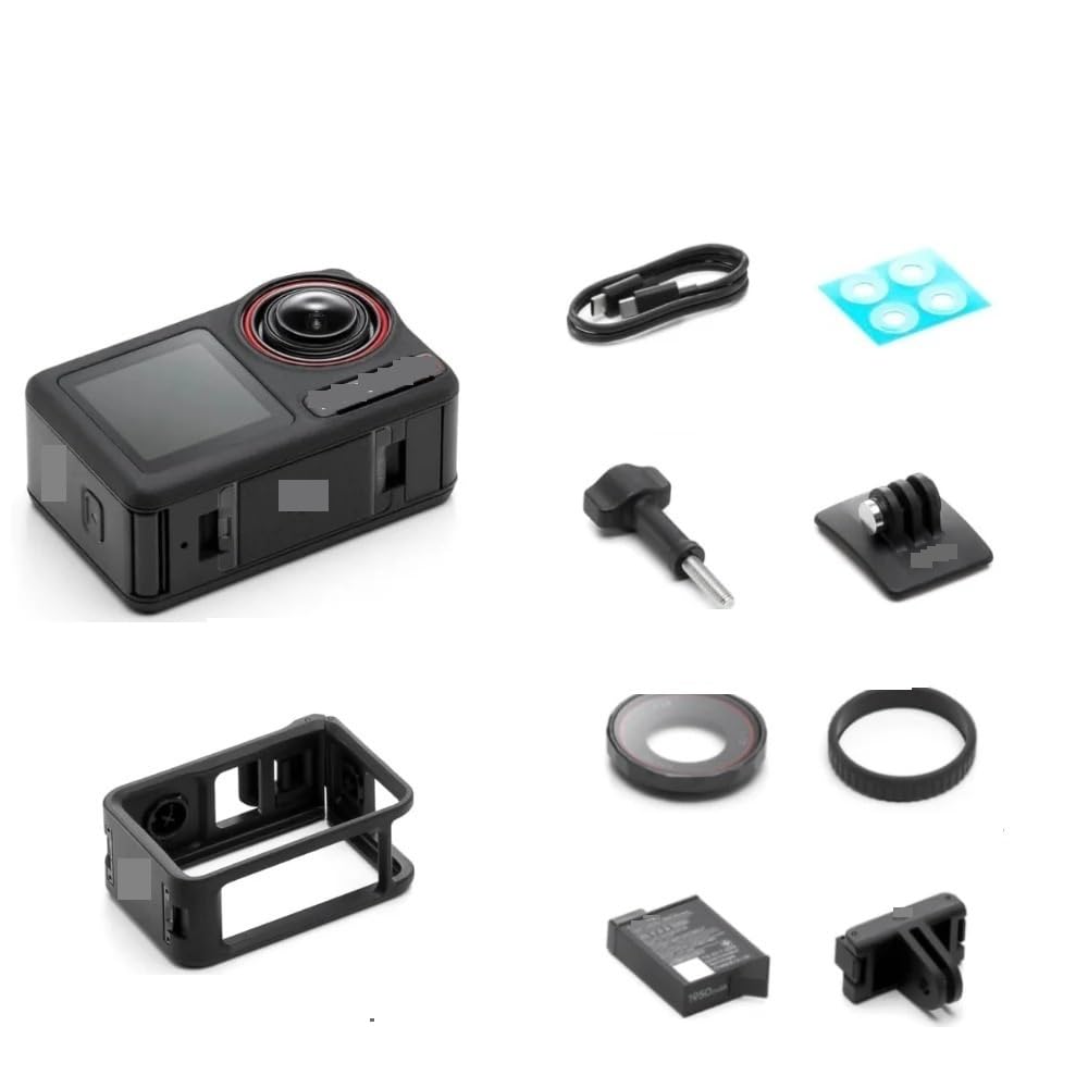 for Osmo for Action 5 Pro Standard Combo, Waterproof Camera with 1/1.3" 4K/120fps Video Subject Stabilization(SD 128GB)
