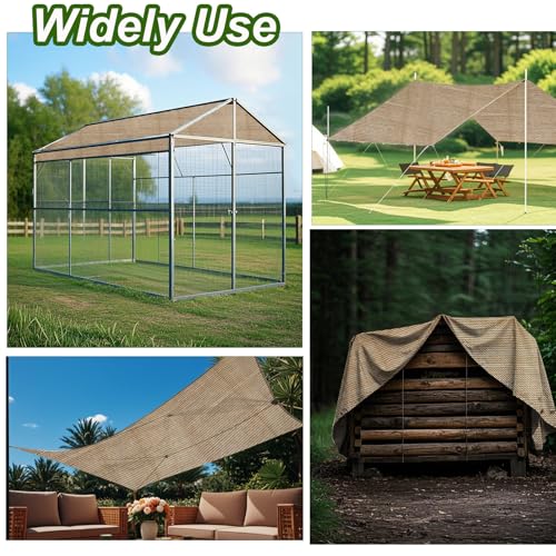 Capa de galinheiro 90% resistente a raios UV para o verão, capa para gaiolas de galinha de 30 x 2,5