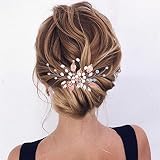 YBSHIN Bride Wedding Hair Combs Silver Crystal Blue Hair Bands Beaded Headpieces Leaves Bridal Hair