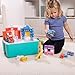 Melissa & Doug Blockables™ Deluxe City Snap and Play Amazon Exclusive, Mix and Match Connectable Wooden Building Blocks Play Set with Storage Bin and Play Lid (122 Pcs) - FSC Certified