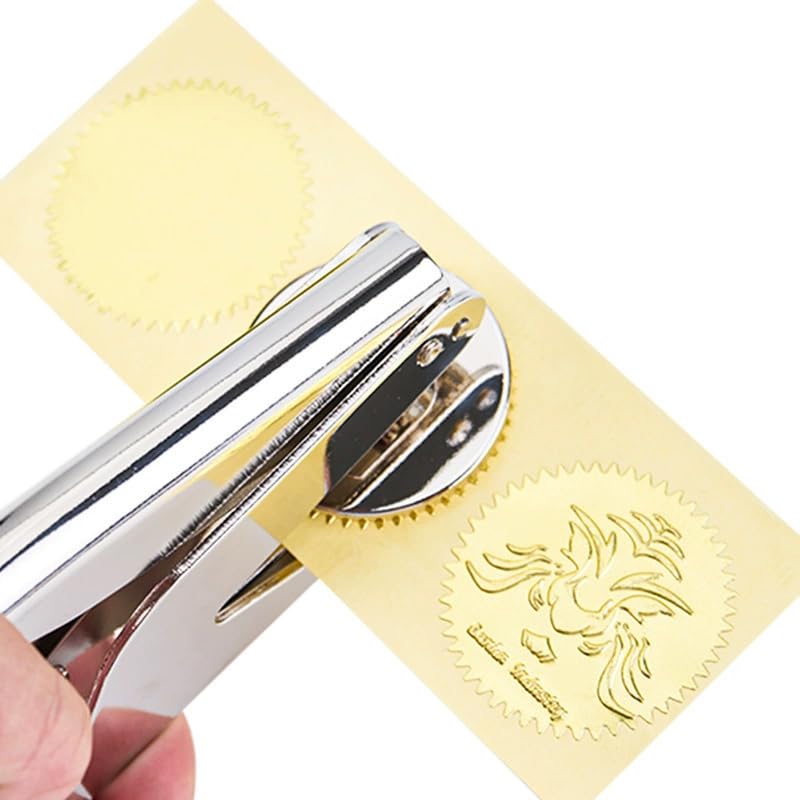 Amazon.co.jp: エンボッサー スタンプ シール 本パターン