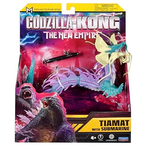 MonsterVerse Godzilla x Kong: The New Empire, Juguete de acción Tiamat de 6 Pulgadas, icónico Personaje de película Coleccionable, Incluye Accesorios submarinos de 2,5 Pulgadas, Adecuado para Edades | Ya disponible en tu tienda friki favorita! En mundofriki.es! MonsterVerse Godzilla x Kong: The New Empire, Juguete de acción Tiamat de 6 Pulgadas, icónico Personaje de película Coleccionable, Incluye Accesorios submarinos de 2,5 Pulgadas, Adecuado para Edades | Ya disponible en tu tienda friki favorita! En mundofriki.es!