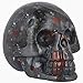 rockcloud Healing Crystal Stone Human Reiki Skull Figurine Statue Sculptures Africa Bloodstone 3"