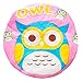 Produktbild 12Pcs Waterproof Shower Cap for Women Hair Protection, Reusable Shower Caps with Elastic Band, EVA Plastic Lace Bath Cap Owl