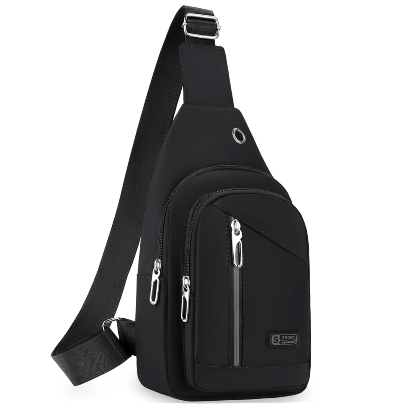 DorrasSmall Sling Backpack Crossbody Sling Bag for Men Women, Fanny Pack Chest Bag Daypack CrossBody Bags for Outdoors Hiking Traveling