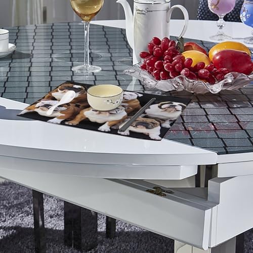 Set de table bouledogue lavable pour protéger la table des taches