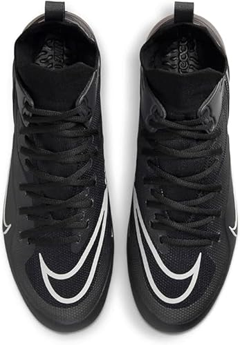 Nike Nike Alpha Huarache 8 Elite CW4440-011 Black-Grey Men's Lacrosse Cleats 10 US